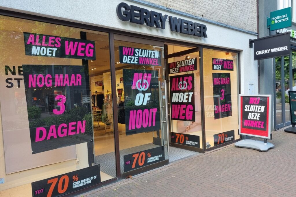 gerry weber zeist sluit deuren