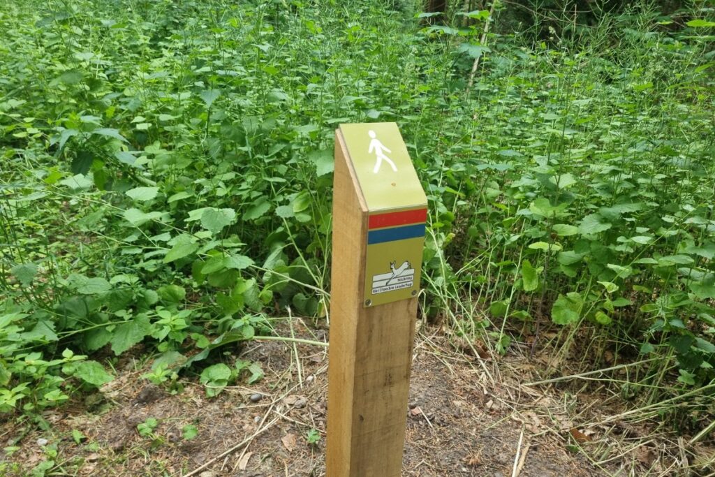 blauw wandelroute bebording zeist