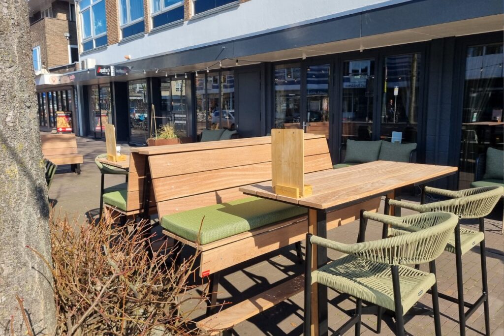 nieuw terras een een negen