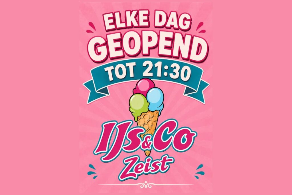 ijs en co zeist geopend