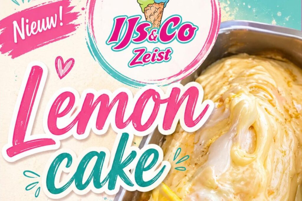 lemon cake ijs