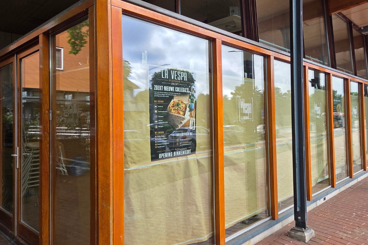Nieuwe pizzeria La Vespa vestigt zich aan de Slotlaan in Zeist